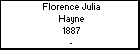 Florence Julia Hayne