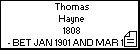 Thomas Hayne