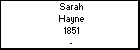 Sarah Hayne