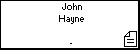 John Hayne