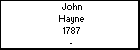 John Hayne