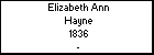 Elizabeth Ann Hayne