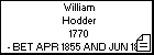 William Hodder