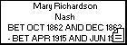 Mary Richardson Nash
