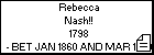 Rebecca Nash!!
