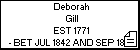 Deborah Gill