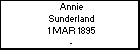 Annie Sunderland