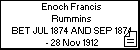 Enoch Francis Rummins