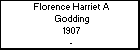 Florence Harriet A Godding