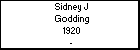 Sidney J Godding