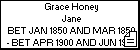 Grace Honey Jane