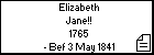 Elizabeth Jane!!