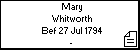 Mary Whitworth