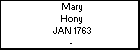 Mary Hony