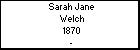 Sarah Jane Welch