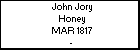 John Jory Honey