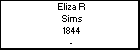 Eliza R Sims
