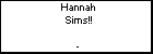 Hannah Sims!!