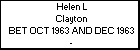 Helen L Clayton
