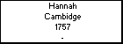 Hannah Cambidge