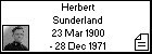 Herbert Sunderland