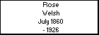 Rose Welsh
