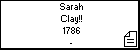 Sarah Clay!!
