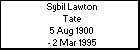 Sybil Lawton Tate