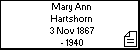 Mary Ann Hartshorn