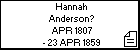 Hannah Anderson?