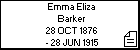 Emma Eliza Barker