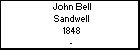 John Bell Sandwell