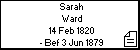 Sarah Ward