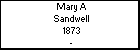 Mary A Sandwell