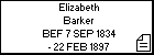 Elizabeth Barker