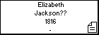 Elizabeth Jackson??