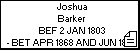 Joshua Barker