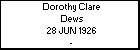 Dorothy Clare Dews