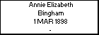 Annie Elizabeth Bingham