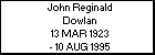 John Reginald Dowlan