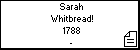 Sarah Whitbread!