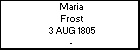 Maria Frost