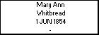Mary Ann Whitbread