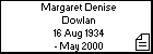 Margaret Denise Dowlan