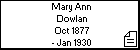 Mary Ann Dowlan