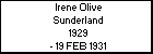Irene Olive Sunderland