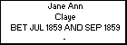 Jane Ann Claye