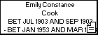 Emily Constance Cook